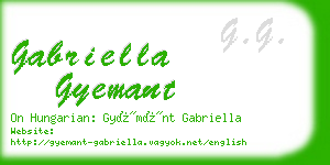 gabriella gyemant business card